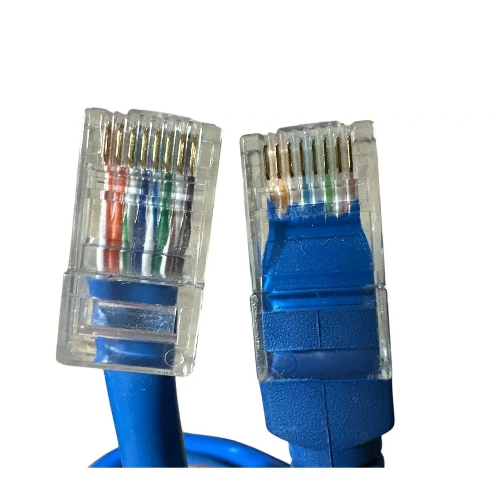 CAT5e Blue Ethernet Cables Lot of 3 -  4FT /‎ 5FT Internet LAN Data Transfer